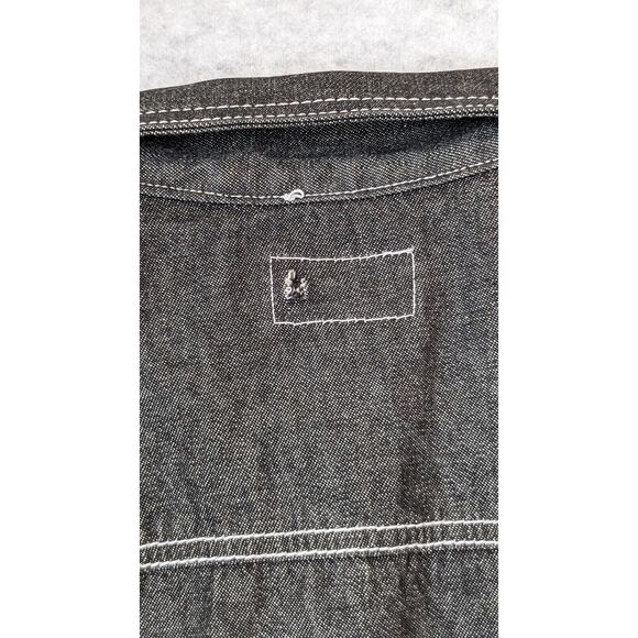Karl Kani VINTAGE Womens MED Black Denim Cotton Jacket Hip Hop Street Wear USA - Picture 15 of 15